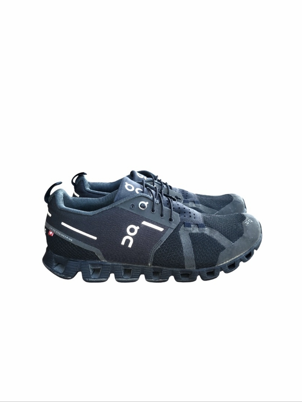 On Cloud Running 6 Black Athletic Jog Walk Tennis Sneaker Water Shoe Men 8.5